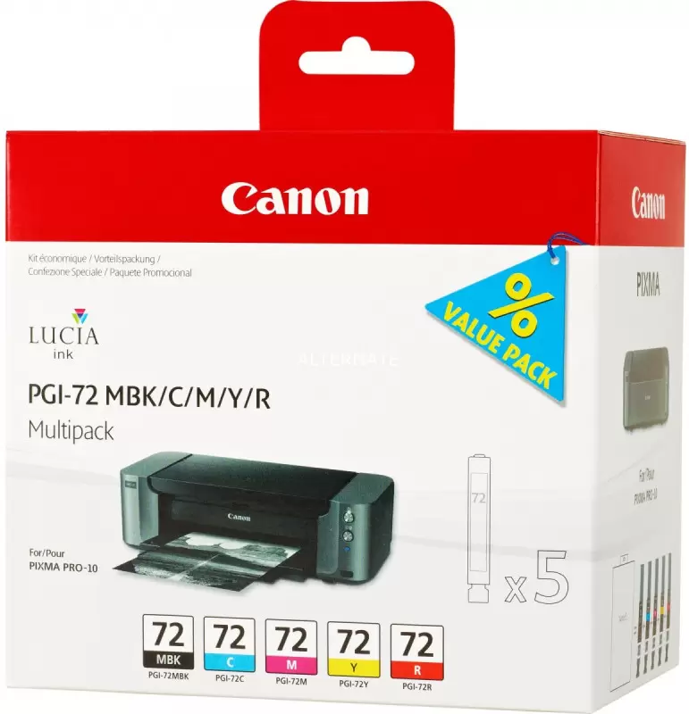 Canon PGI-72 MBK/C/M/Y/R Multi [6402B009]